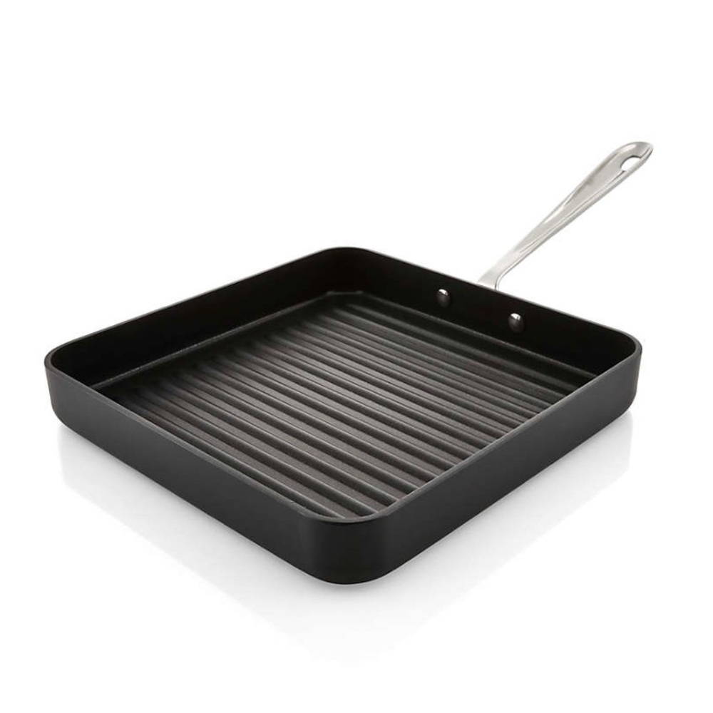 All Clad HA1 Hard-Anodized Nonstick 11” Square Grill Pan